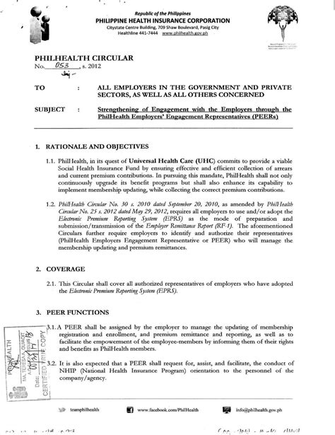 PhilHealth Circular No. 0023, s.